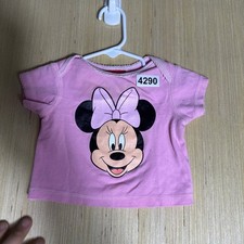 Vintage Disney T-Shirt Kids 3M Pink Short Sleeve Graphic Print Minnie Mouse
