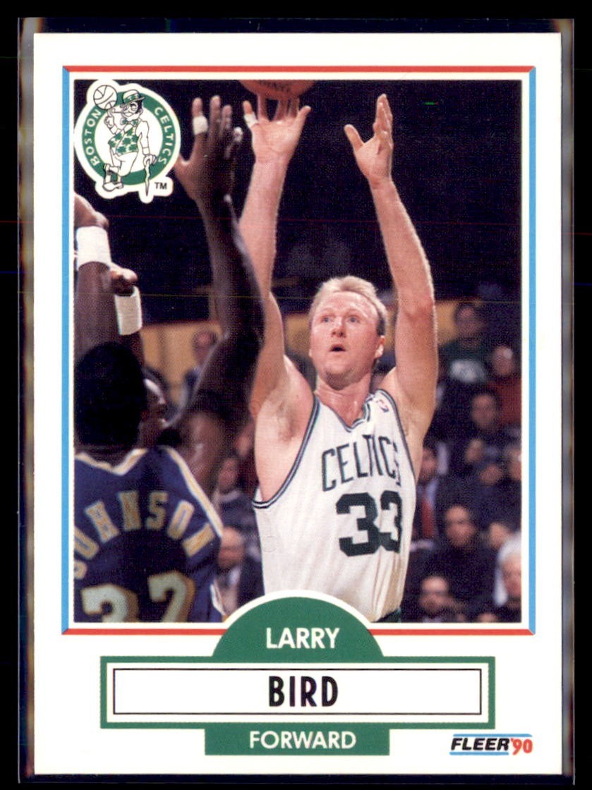 1990 Fleer Larry Bird Celtics 8