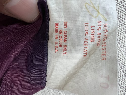 Vestido Vintage Misty Lane Azul Ware Ancla Bordado - Imagen 14 de 16