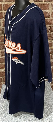 Vtg NFL Players Denver Broncos #47 John Lynch Baseball Style Jersey Mens 2XL - Picture 3 of 6