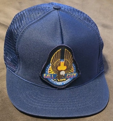Org 1980s Stunt Association Fall Guy Hat Eagle Snapback 20th Century Fox USA