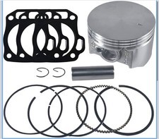 70mm Flat Top Piston and .550 Ring Kit With Head Gasket For Predator 212cc 224cc