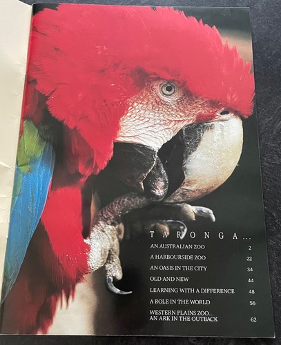 VINTAGE 1988 TARONGA PARK ZOO SOUVENIR PHOTO BOOKLET 68 Pages - Great Photos - Foto 2 di 9