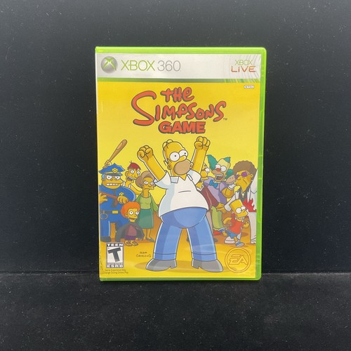 The Simpsons Game (Xbox 360) Tested & CIB Clean 1 YR Warranty Refurbished