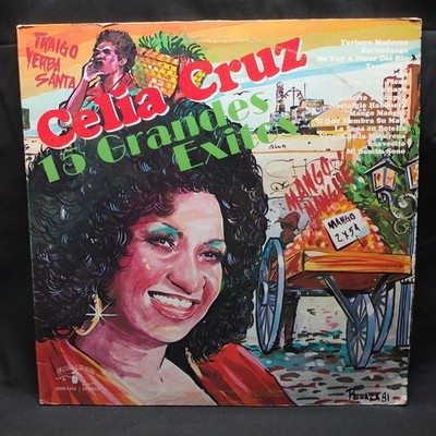 Celia Cruz - 15 Grandes Exitos LP Compilation 1981 Vinyl Record
