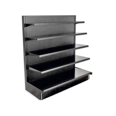 36X18X48'' Display Merchandiser Unit, Excluding Shelves, Black