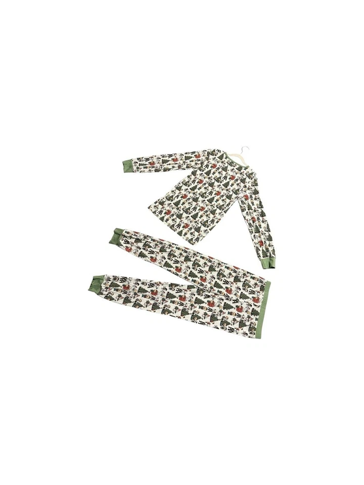 Juego de pijama de bambú de Navidad Peanuts Snoopy nuevo sin etiquetas Foto 2 de 4