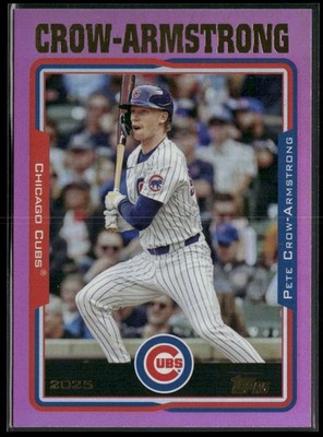 2025 Topps Archives #253 Pete Crow-Armstrong Pink Foilboard