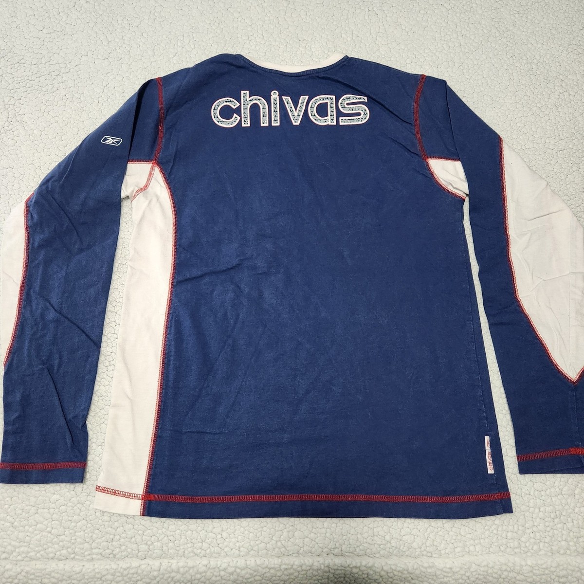 Vintage Chivas Guadalajara Reebok Long Sleeve Shirt Mens Large 