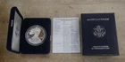1995 "P" Silver American Eagle ONE Dollar COin w Box and COA 99.9 Silver