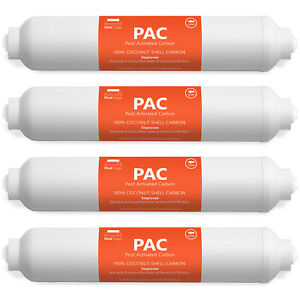 PAC Inline 5 Micron Post Activated Carbon Water Filter Replacement 