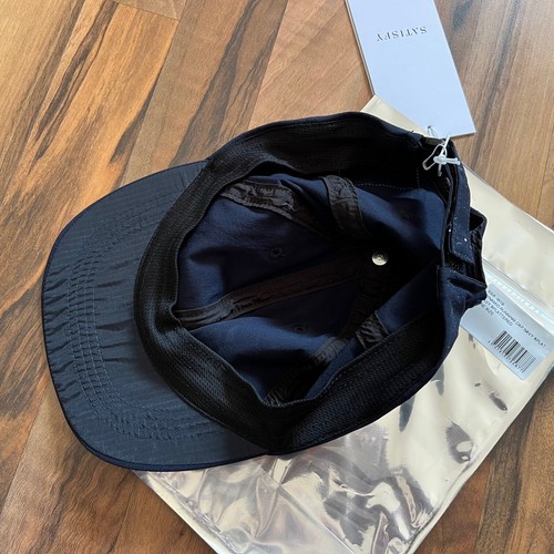 SATISFY RUNNING Lightweight Cap For Running Paint Splattered Navy Hat RARE - Picture 9 of 11