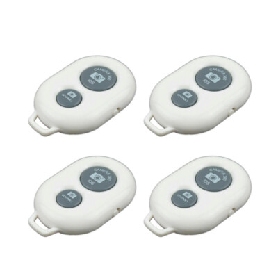 4pcs Bluetooth Shutter Remote Selfie Control Button Monopod For Iphone IOS Phone