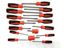 スナップオン MINI12PAKO セット Snap-on Tools RARE 12pc ORANGE Hard Grip Mini Screwdriver & Pick