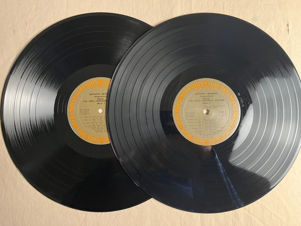 NEWMAN Bach: Well-Tempered Clavier Book 1 1973 Vinyl 2xLP Columbia M2 32500 VG+ - Image 4 of 4