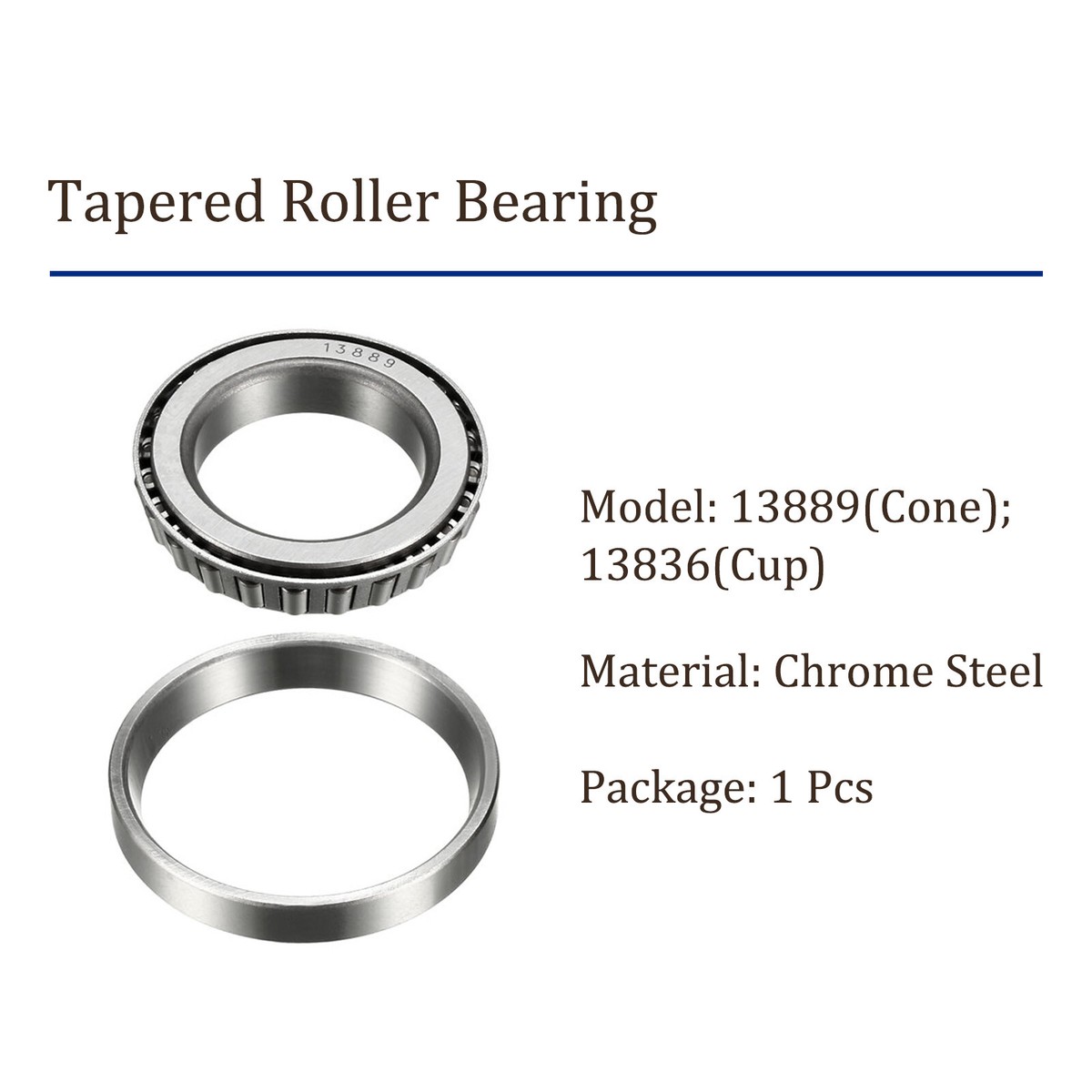 13889/13836 Tapered Roller Bearing Cone Cup Set 1.5