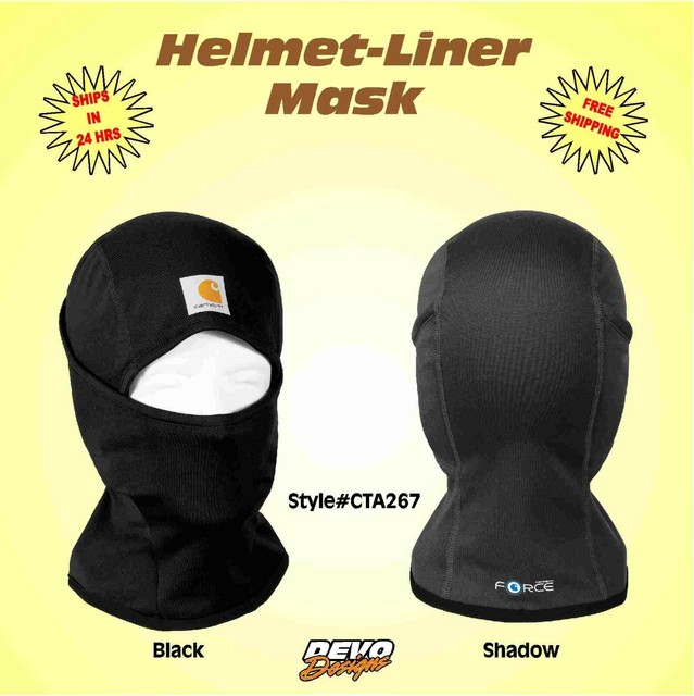 Carhartt Under Hard Hat Helmet Liner/Mask Winter Cold Hat A267 Face