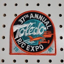 Vintage 1991 Event Patch for Weak Signals RC Expo  Swap Meet Toledo Ohio AMA