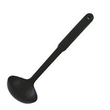 Black Nylon Ladle Kitchen Utensil Serving Spoon Heat Resistant Dishwasher Safe