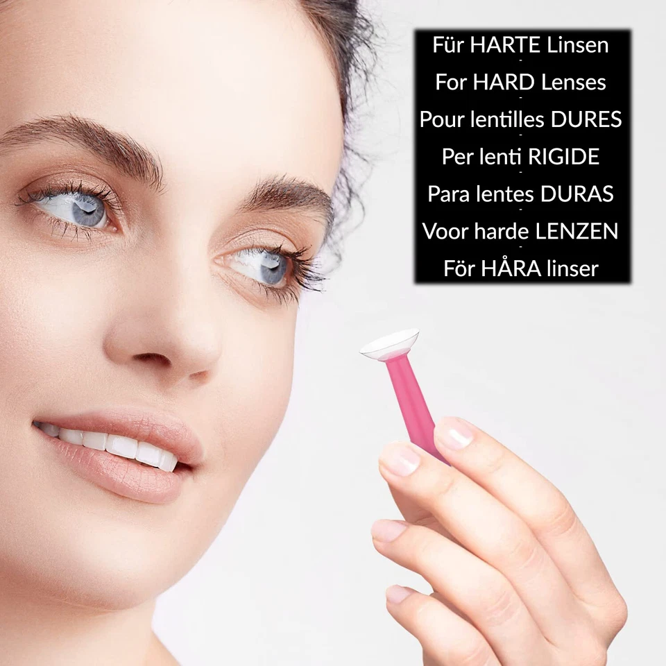 JB White 4x Kontaktlinsensauger für HARTE Kontaktlinsen Linsensauger Ortho-K RGP - Bild 2 von 4