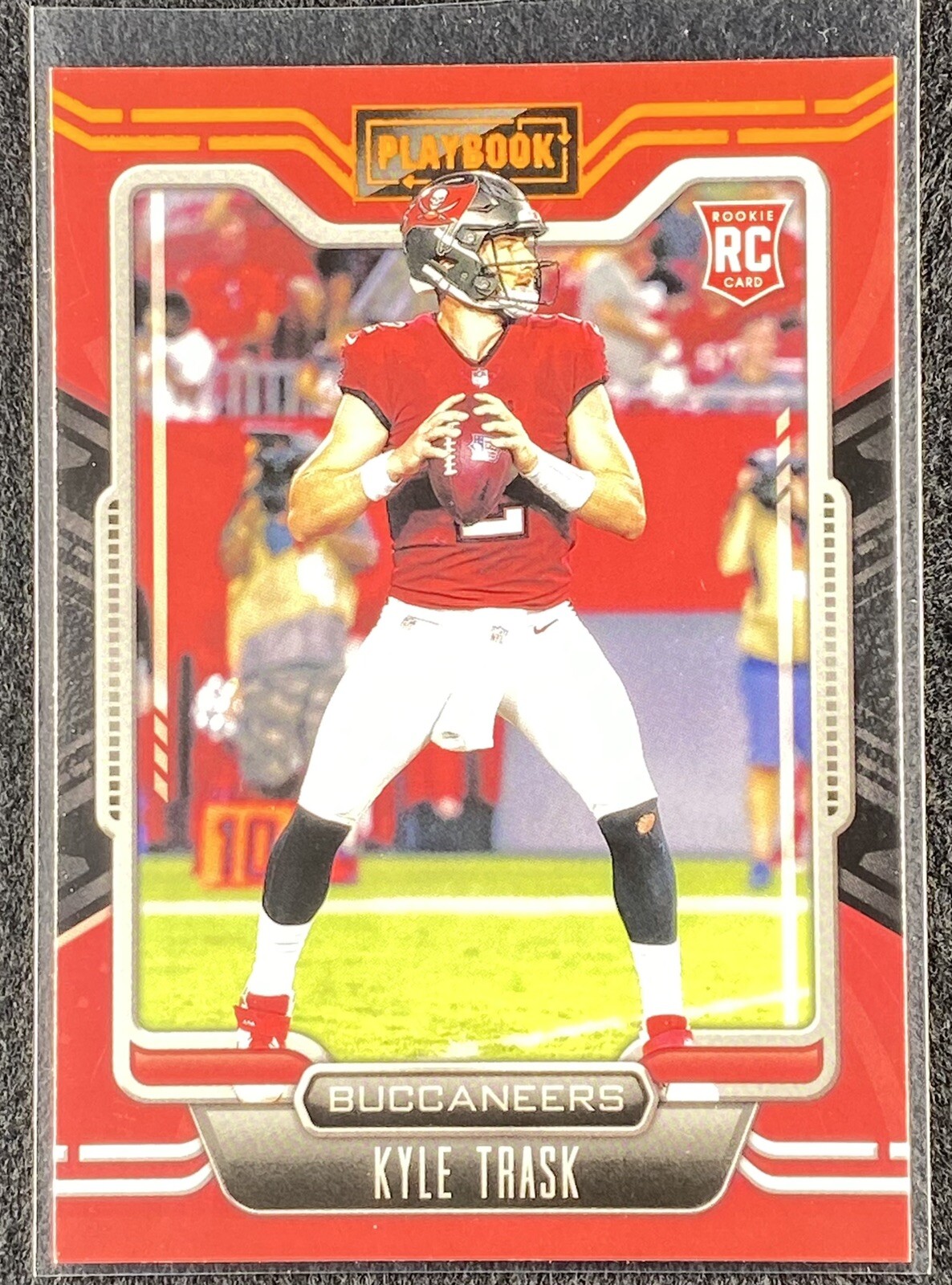 2021 Panini Playbook Kyle Trask Rookie Card RC #121 - Tampa Bay Buccaneers