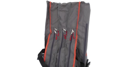 MIKADO Rutenfutteral grau Rutentasche 3/4 Fächer 140cm-170cm Angeltasche - Bild 3 von 11