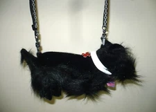 Fuzzy Nation Scottish Terrier / Schnauzer Dog Plush Purse Bag