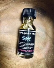 SHHH (Stop Gossip) Magick Ritual Oil (Handmade, Organic, Wicca, Witchcraft)
