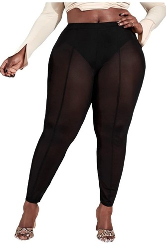 Floerns Women's Plus Size High Waisted Leggings Workout Running Yoga Pants
