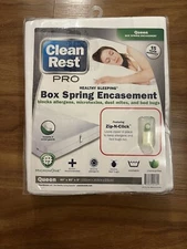 Nip Clean Rest PRO Box Spring Bed Bug Cover QUEEN