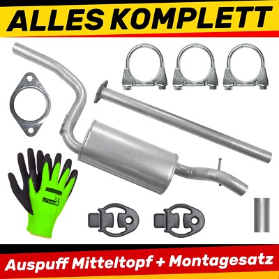Mitteltopf Auspuff für Focus C-Max Mazda 3 Volvo C30 V50 S40 1.6 1.8 TDCi 1.6 D