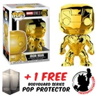 FUNKO POP MARVEL STUDIOS IRON MAN GOLD CHROME #375 EXCLUSIVE VINYL FIGURE