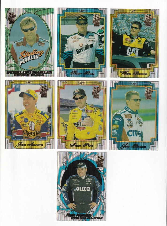 2002 VIP EXPLOSIVE LAZER NUMBERED PARALLEL #LX27 Tony Stewart #xxx/420! SCARCE! - Image 2 of 4