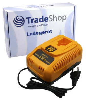 TRADE-SHOP Akku Ladegerät 7,2V-18V Ladestation Lader ersetzt Dewalt DE9116 DE9117 DE9135