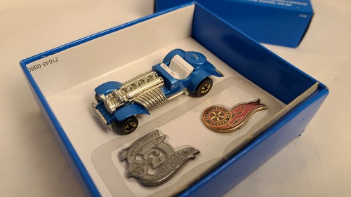 Raro KB Toys Hot Wheels Edición Especial Serie 1 Azul/Plata Hot Rod 1:60 Nuevo en Caja 98 - Imagen 2 de 4