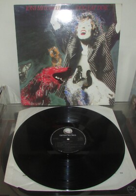 JONI MITCHELL Dog Eat Dog ORIG 1st UK GEFFEN 1985 EX AUDIO