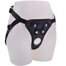 Strapon Dildo Adjustable Harness Strap On Dildo for Men Sex Toy Lesbian - Black