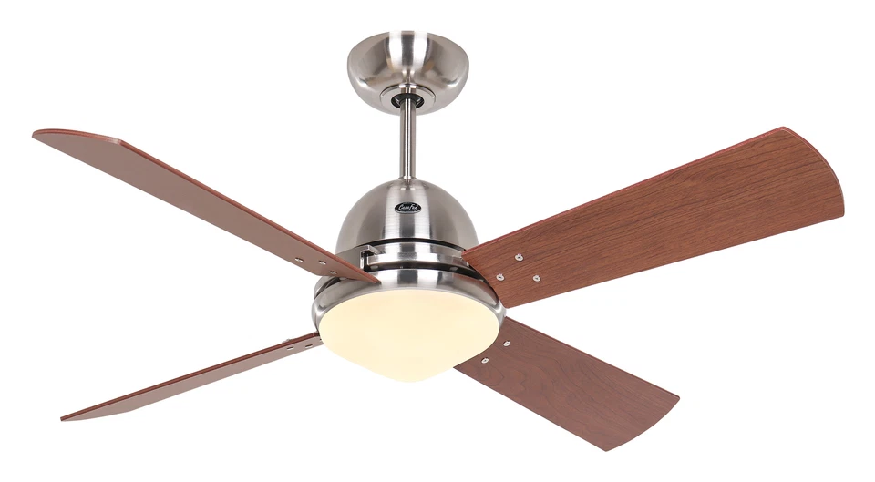 Ventilatore con Illuminazione Libeccio 120cm Cromo Telecomando Ventola Leise - Immagine 4 di 4