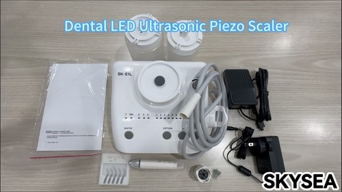 Dental LED Ultrasónico Ultrasónico Pizeo Escalador Pieza de Mano Agua F/EMS Pájaro carpintero - Vídeo 1 de 1
