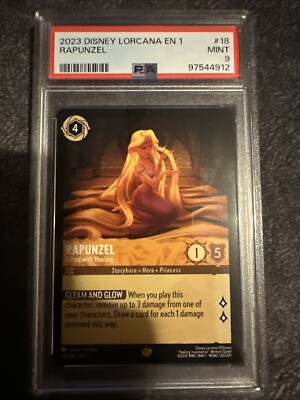 2023 Disney Lorcana EN 1 Rapunzel Gifted with Healing #18 PSA 9 | eBay
