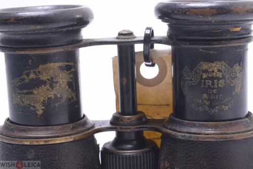 ✅ BINOCULARS, GALILEAN FRENCH IRIS DE PARIS AUTO ‘CAR ENGRAVED’ ANTIQUE BRASS - Picture 2 of 7