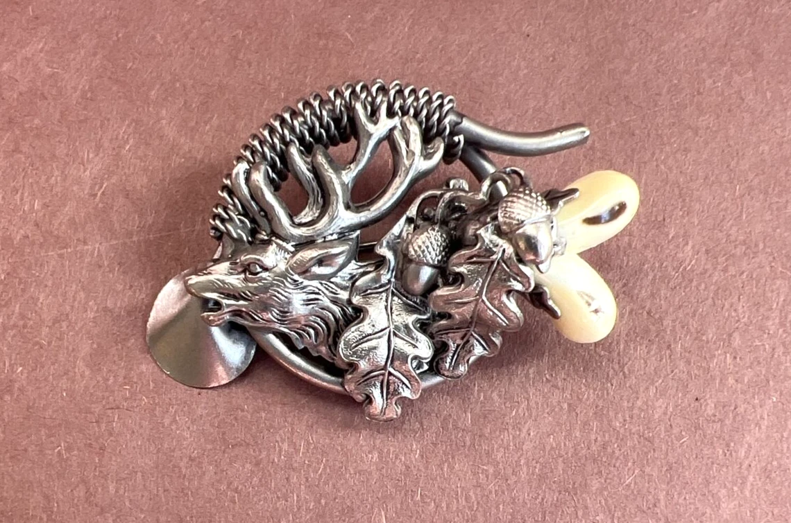 Stag brooch on sale