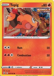 Tepig 023/163 Battle Styles Cosmos Holo Promo