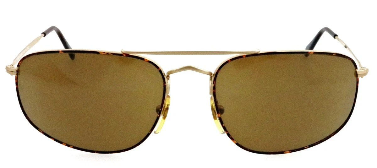 Giorgio Armani Round Oval All-over Logo Metal Sunglasses - Champagne Giorgio Armani Gold Sunglasses for Men for sale | eBay main image 3