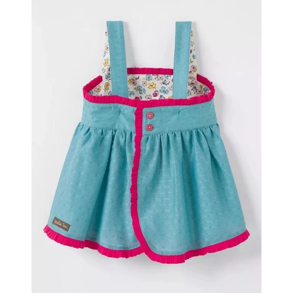 Matilda Jane Enchanted Garden Full of Wonder Textured Tank Size 6 Teal - Image 3 of 4