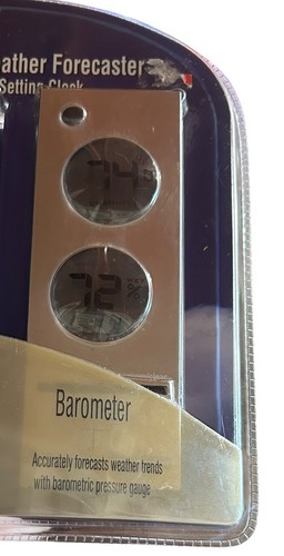 NEW Oregon Scientific Modula Weather Forecaster & Self Setting Clock Sealed - Picture 7 of 24