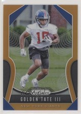 2019 Panini Prizm Orange Prizm 247/249 Golden Tate III #56 v2a