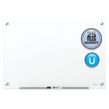 Quartet Infinity Magnetic Glass Dry-Erase Board, White, 48" x 48" g24848w 