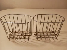 2x Stainless Steel Sink Caddy Sponge & Brush Holder Kitchen Organizer Pair 4x5x3