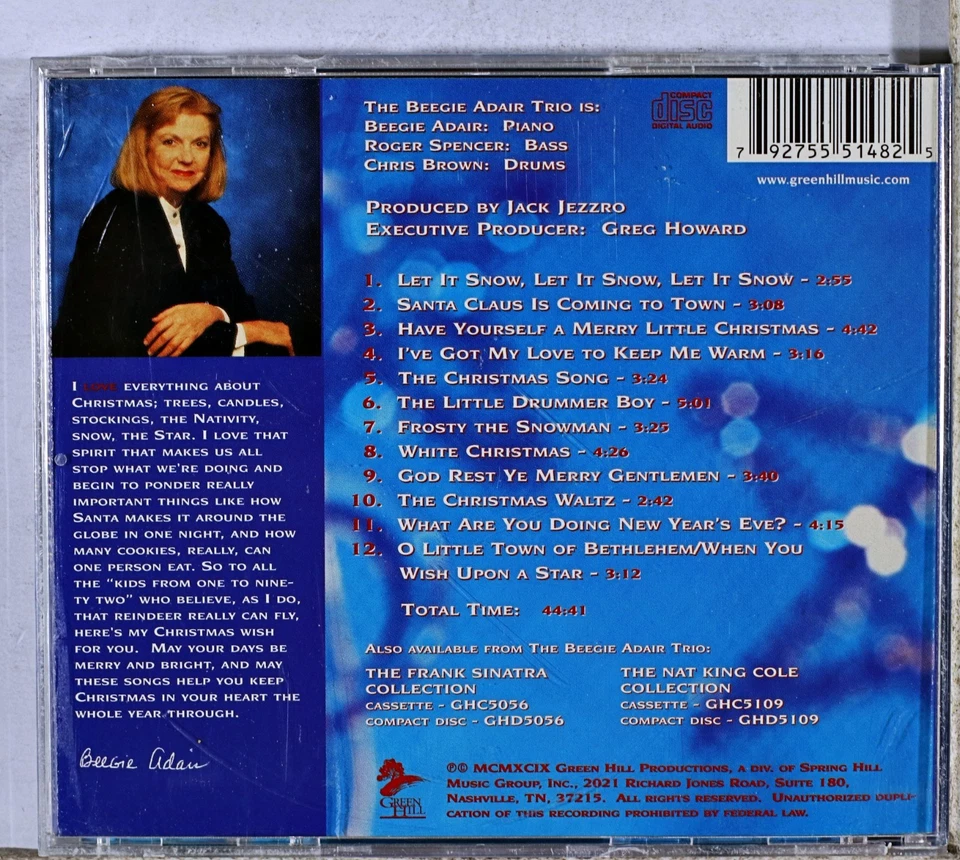 The Beegie Adair Trio - Piano Jazz Navidad (CD 2008) Foto 2 de 2